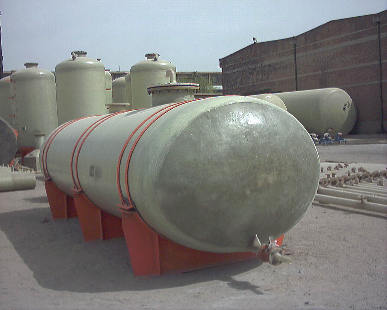 FRP transport tank
